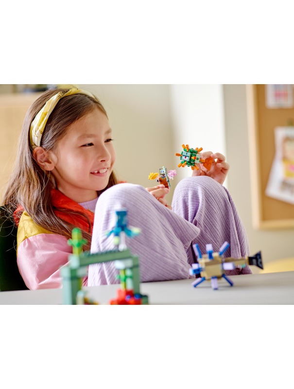 Конструктор «Битва со стражем» 1079 (Minecraft 21180) / 255 деталей