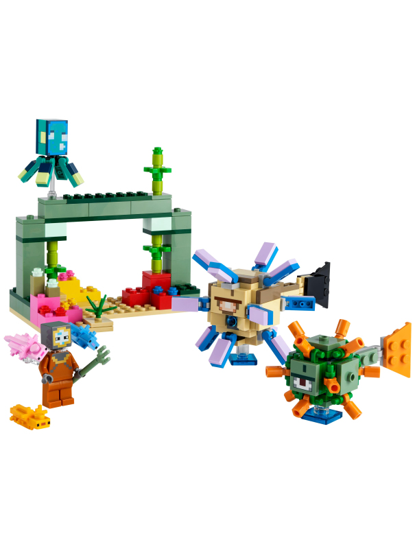 Конструктор «Битва со стражем» 1079 (Minecraft 21180) / 255 деталей