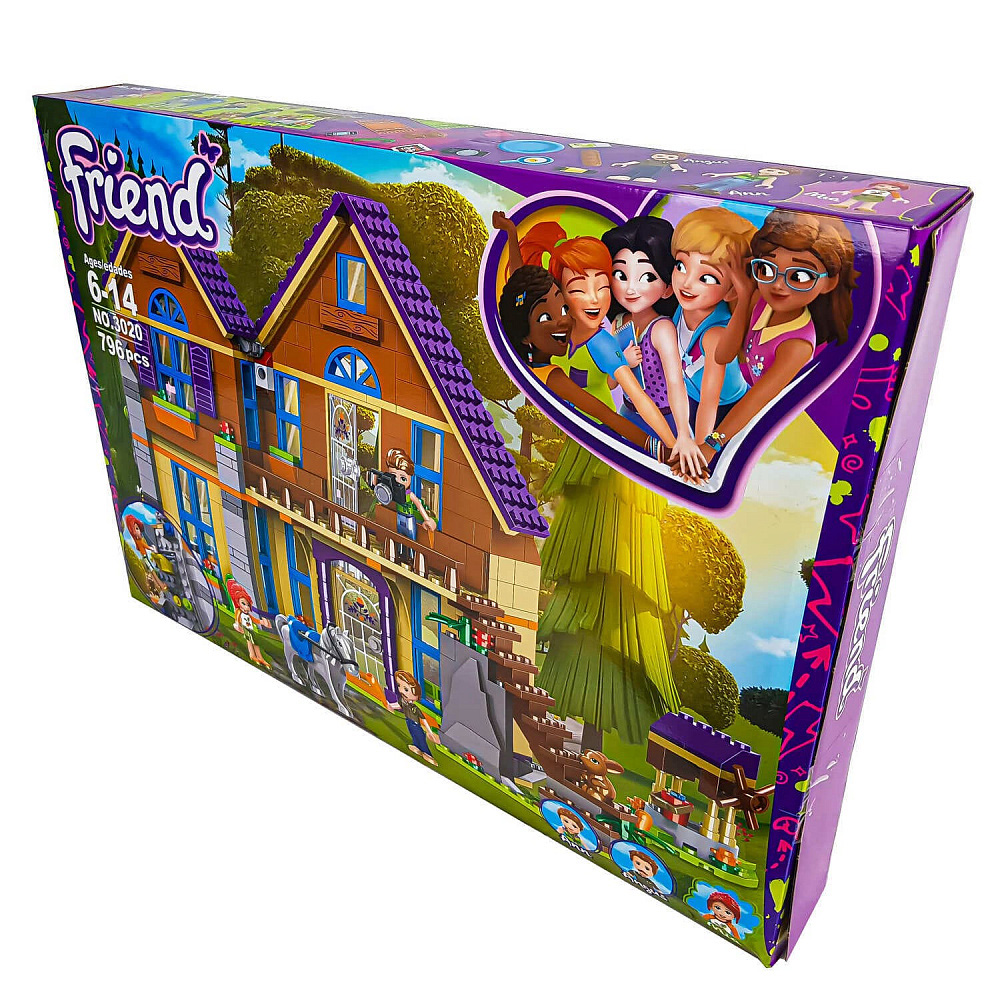 Конструктор XS «Дом Мии» 3020 (Friends 41369) / 796 детали