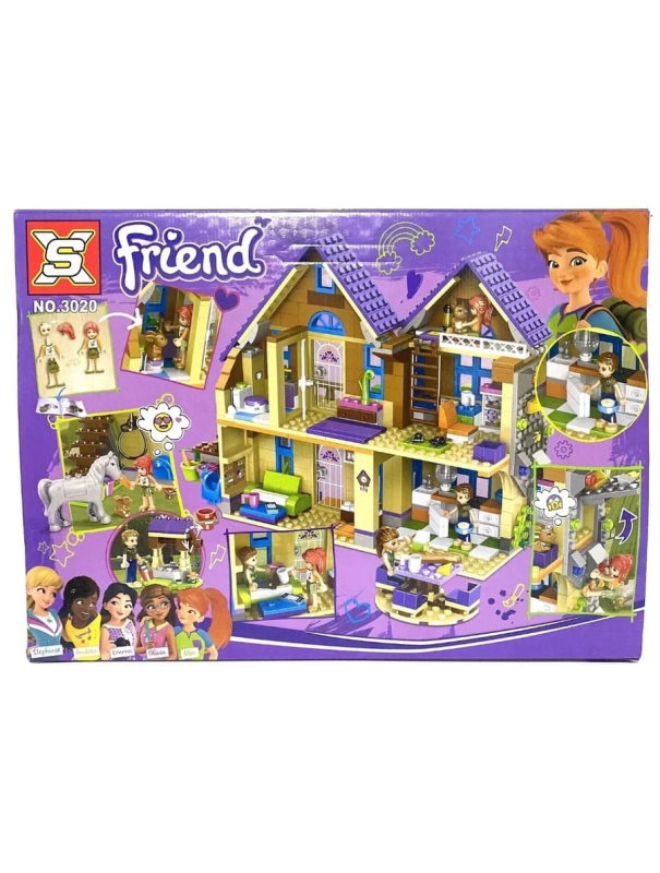Конструктор XS «Дом Мии» 3020 (Friends 41369) / 796 детали