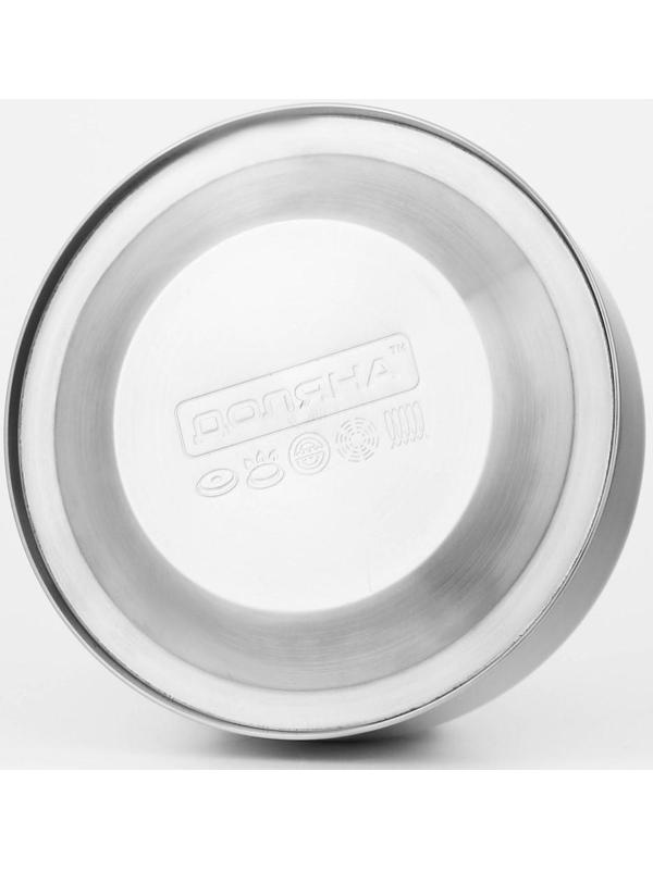 Чайник со свистком из нержавеющей стали Доляна «Чёрная ночь», 3 л, фиксированная ручка