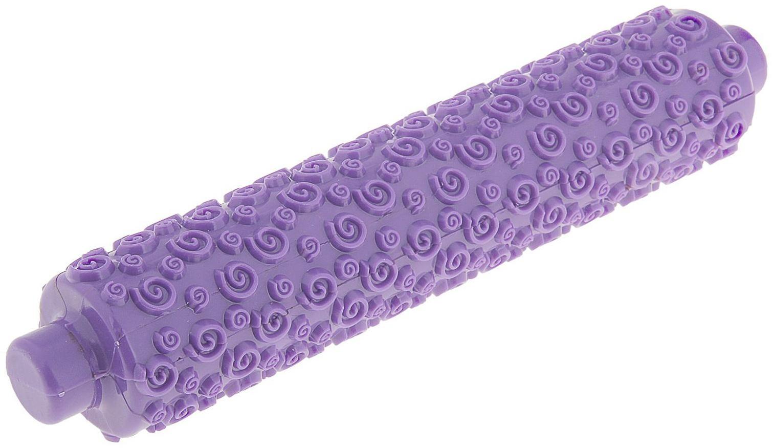 Скалка кондитерская фактурная «Завитки», 27 см