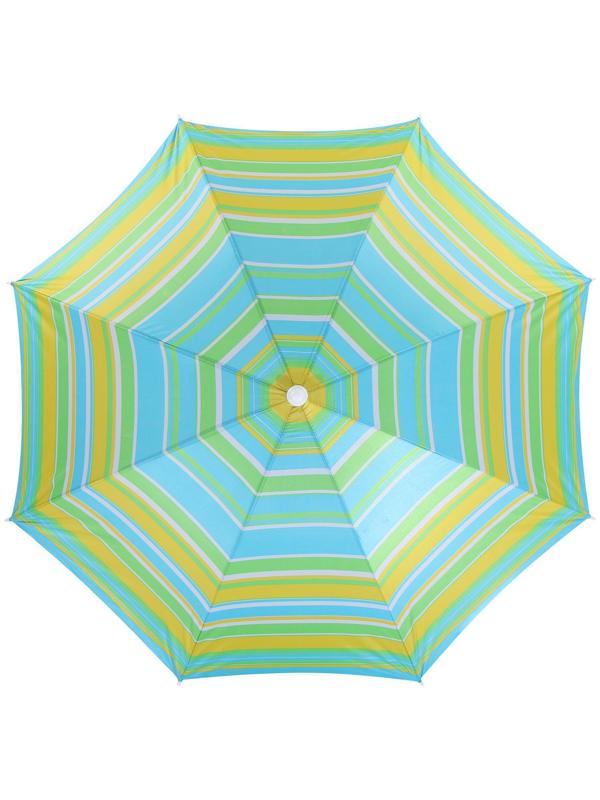 Зонт пляжный «Модерн» с серебряным покрытием, d=160 cм, h=170 см, цвет МИКС