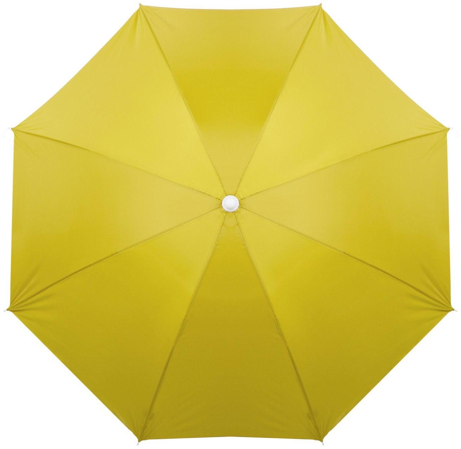 Зонт пляжный «Классика», d=180 cм, h=195 см, цвет МИКС