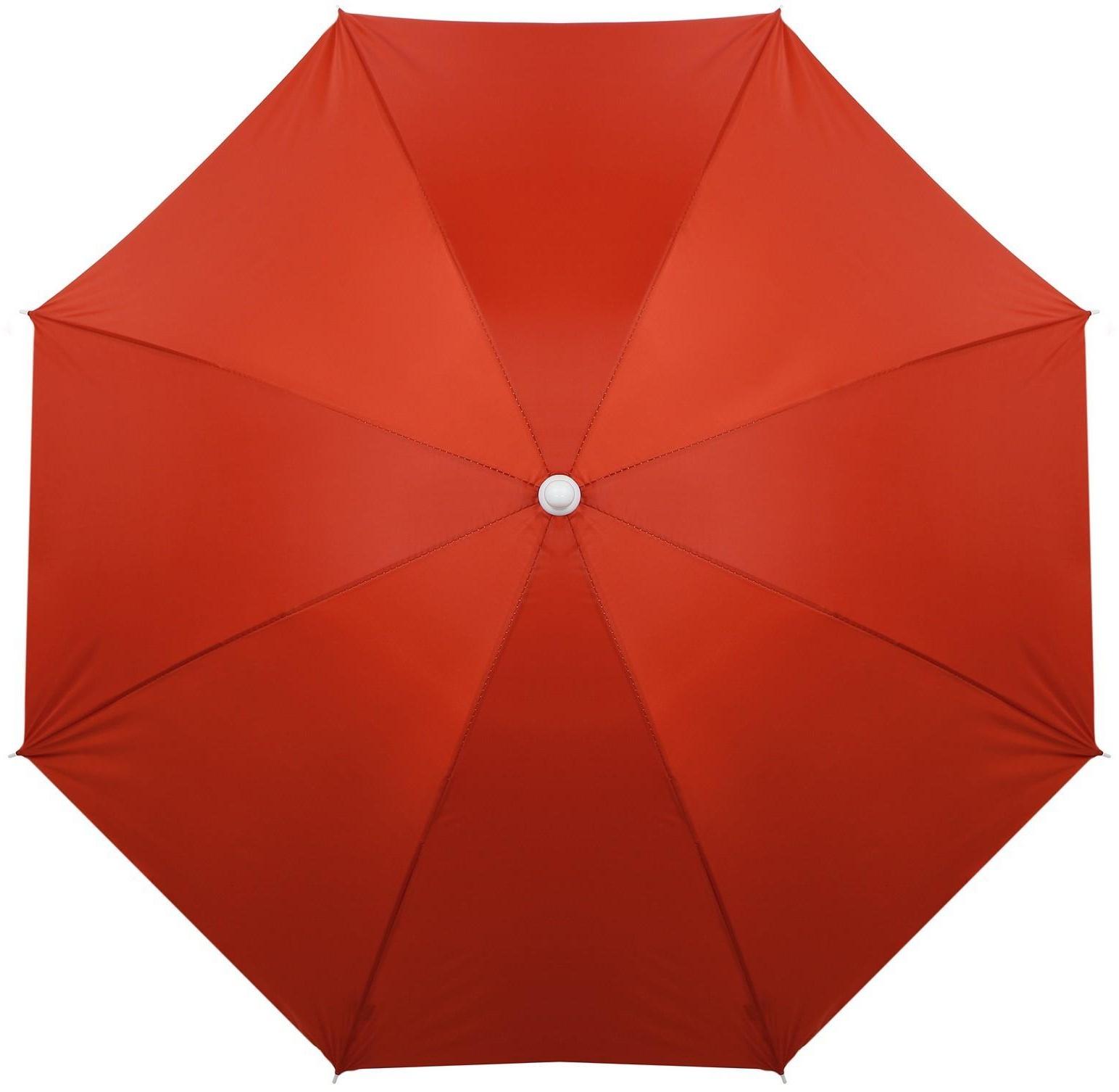 Зонт пляжный «Классика», d=180 cм, h=195 см, цвет МИКС