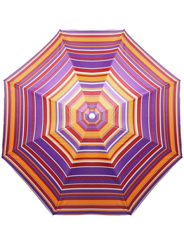 Зонт пляжный «Модерн» с серебряным покрытием, d=180 cм, h=195 см, цвет МИКС