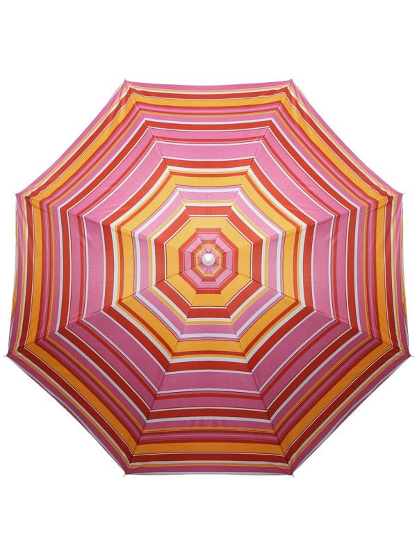 Зонт пляжный «Модерн» с серебряным покрытием, d=180 cм, h=195 см, цвет МИКС