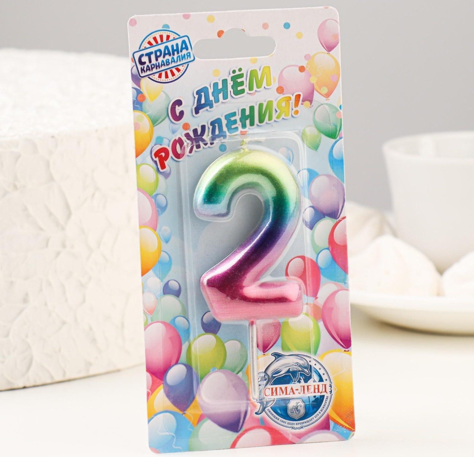 Свеча в торт 