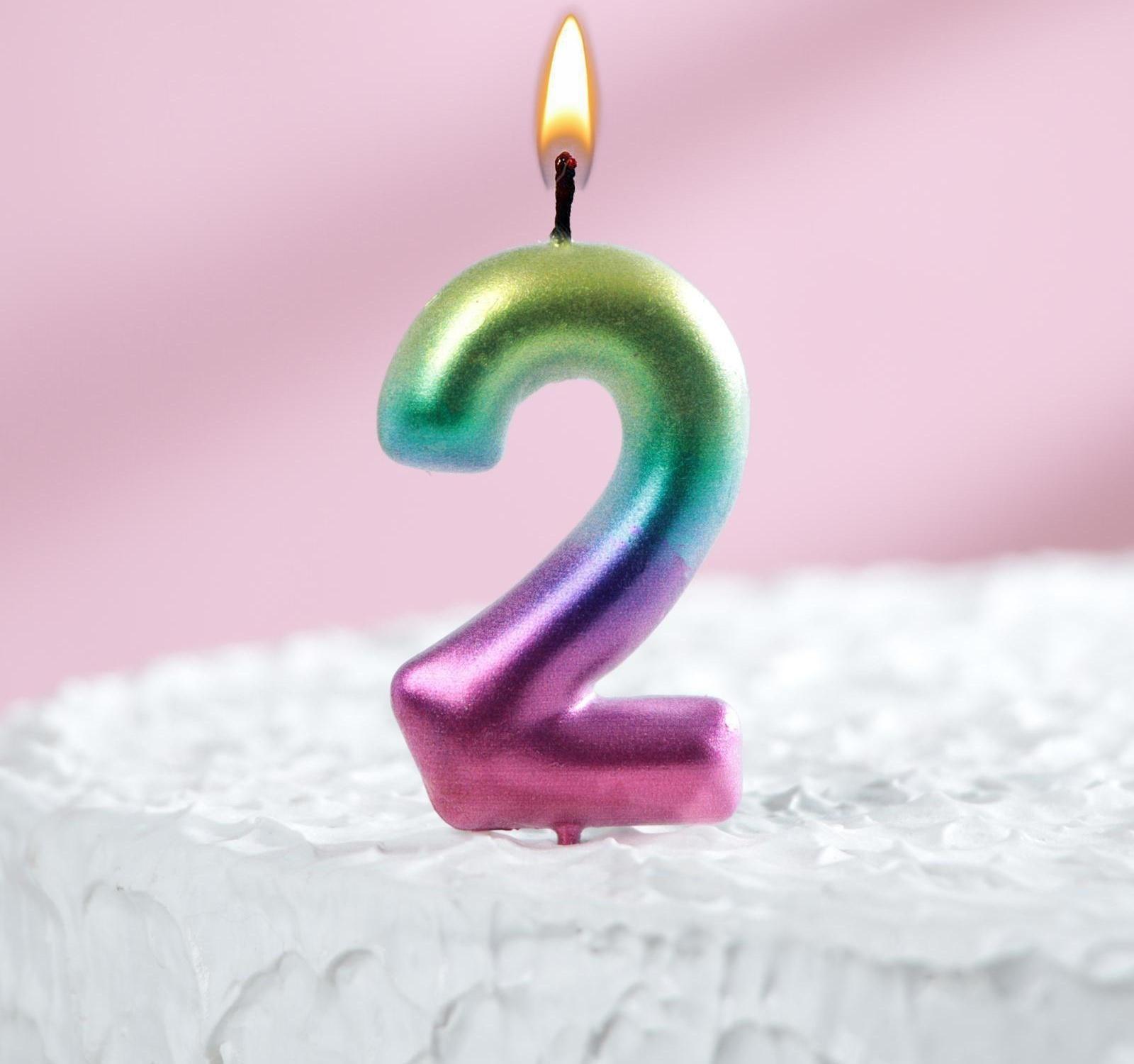 Свеча в торт 