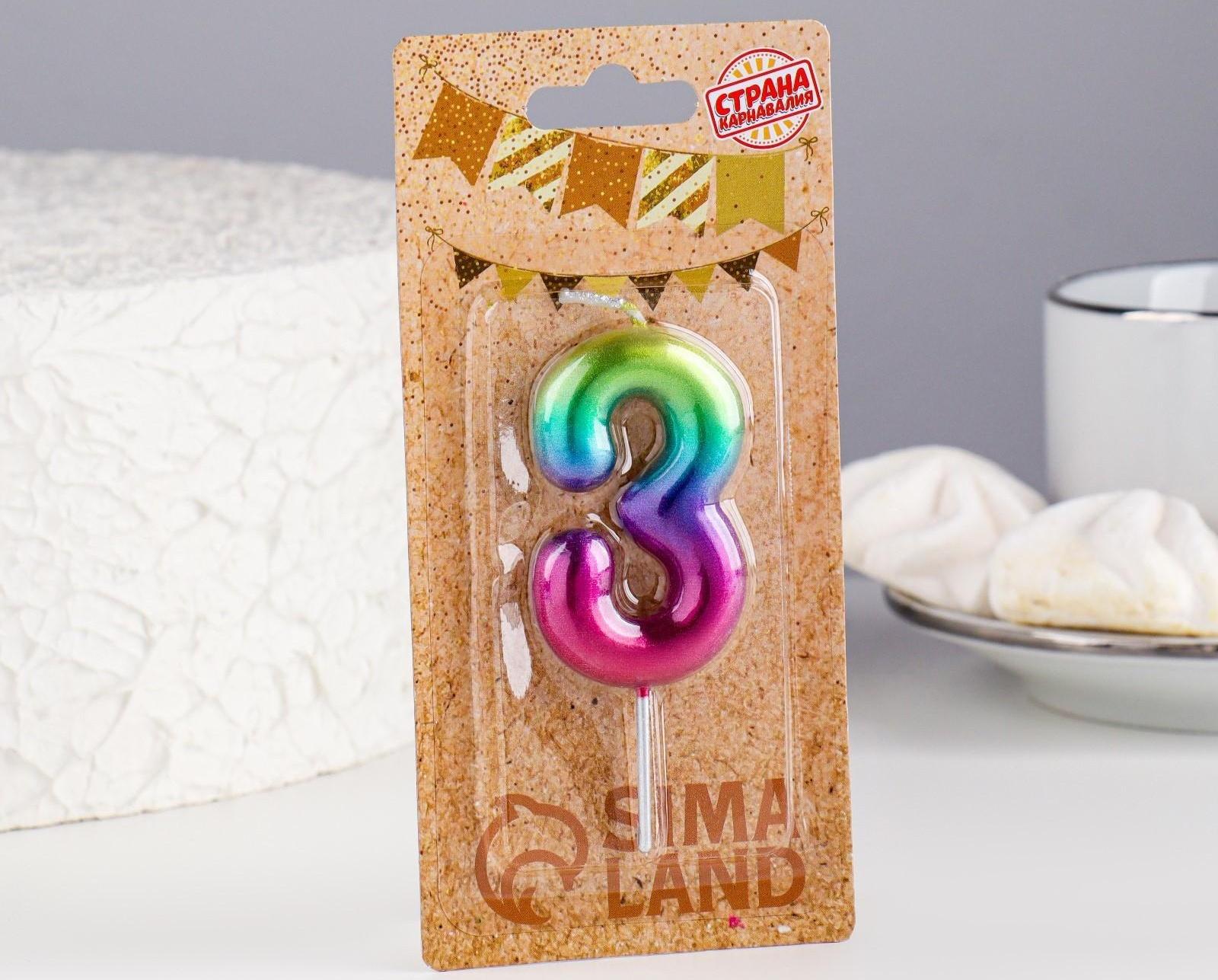 Свеча в торт 