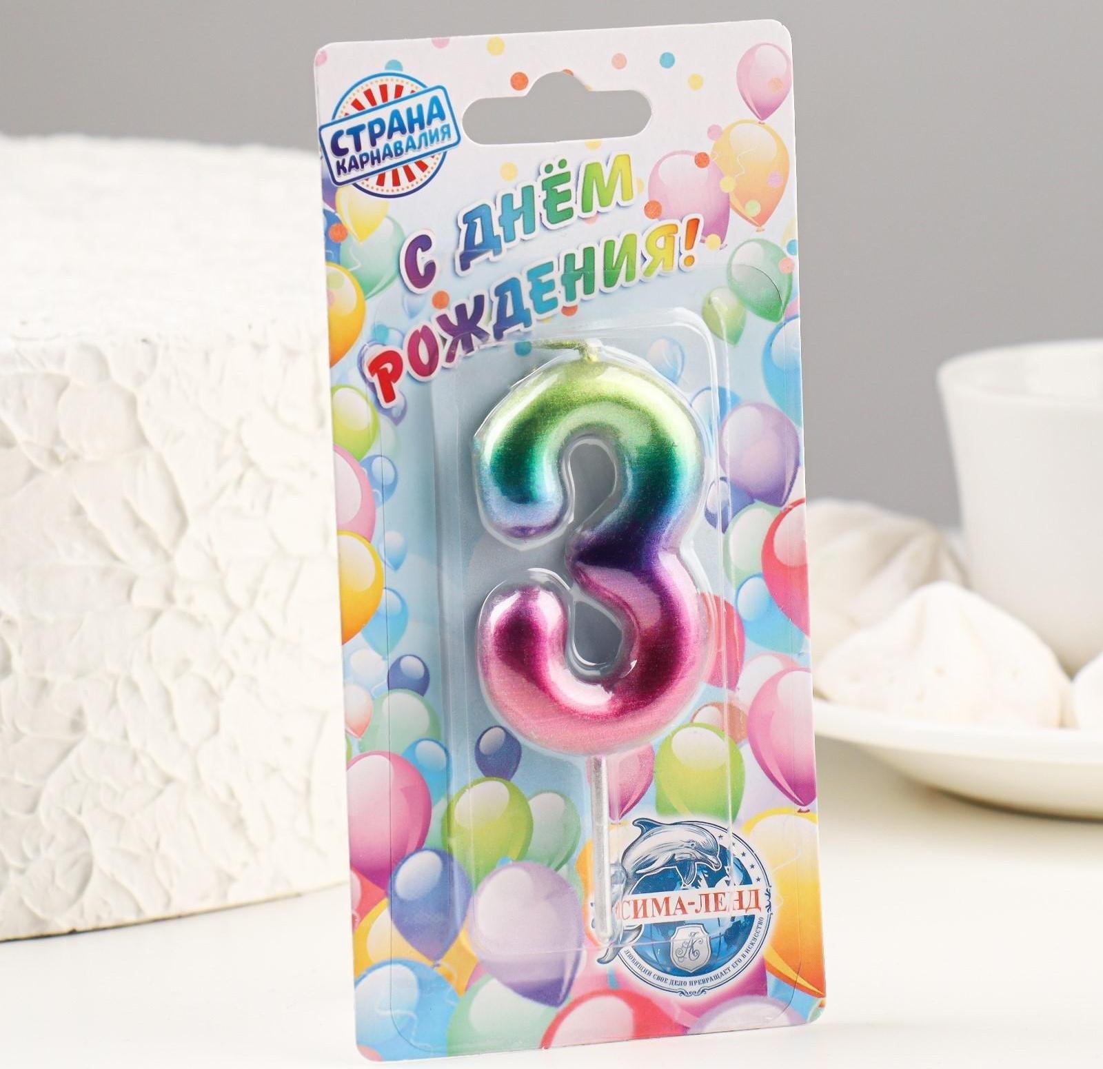 Свеча в торт 