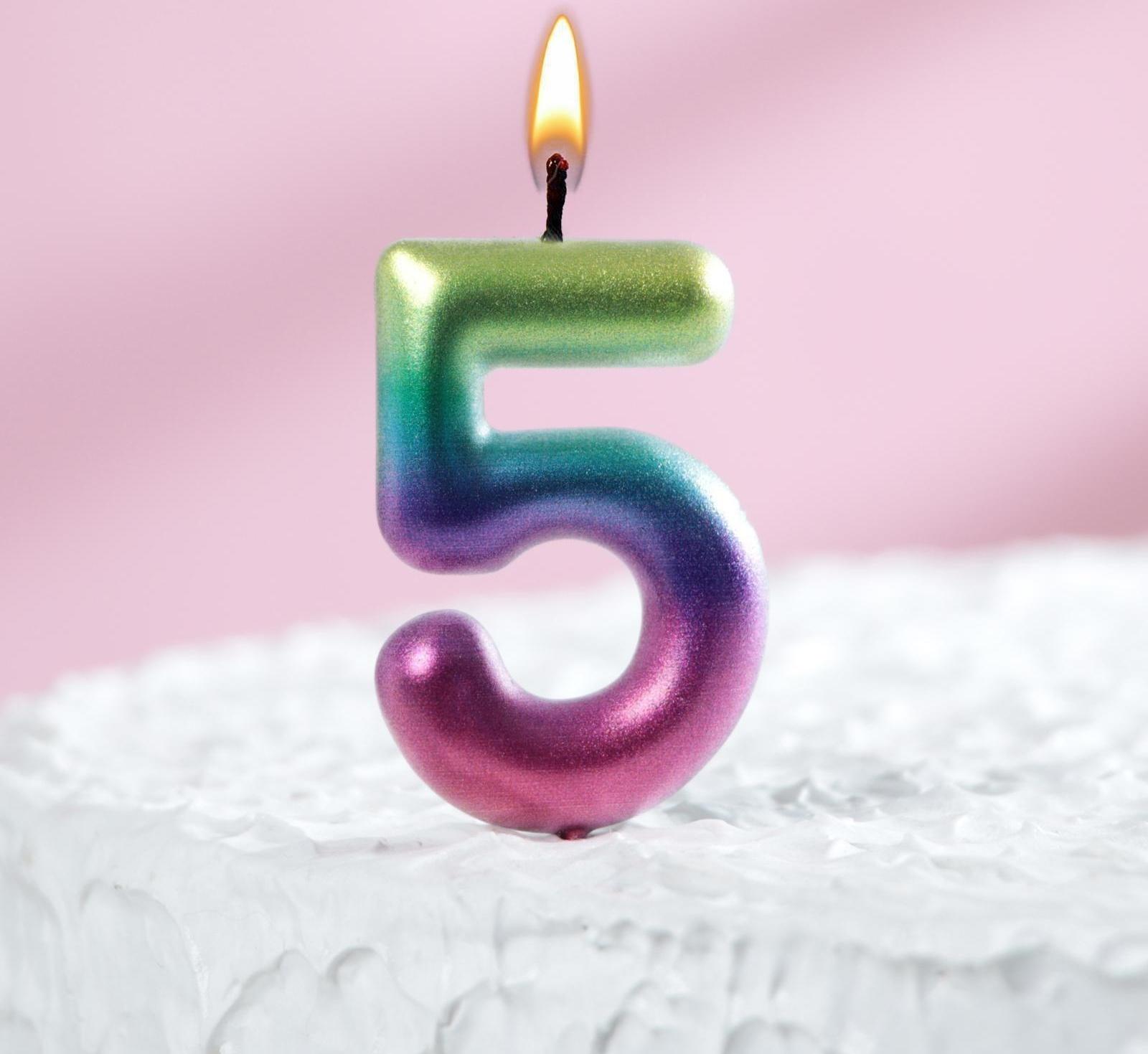 Свеча в торт 