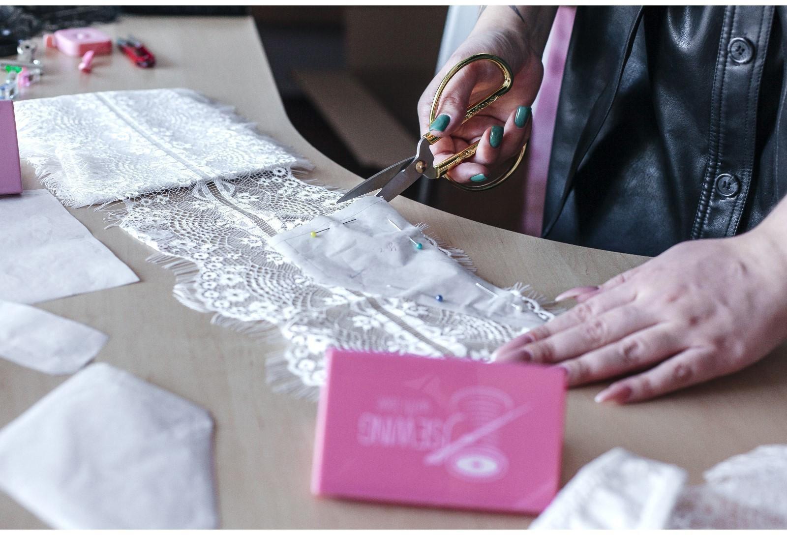 Ножницы портновские, скошенное лезвие, 7