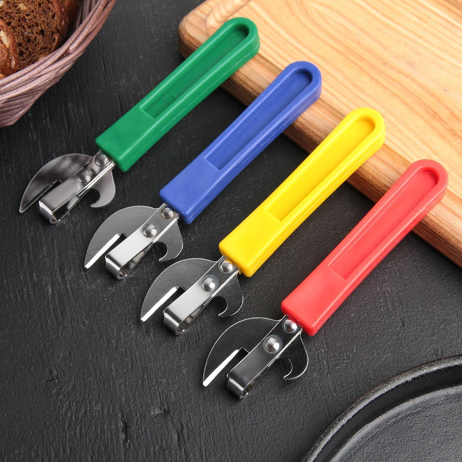 Открывалка Доляна «Помощник», 15,7 см, цвет МИКС