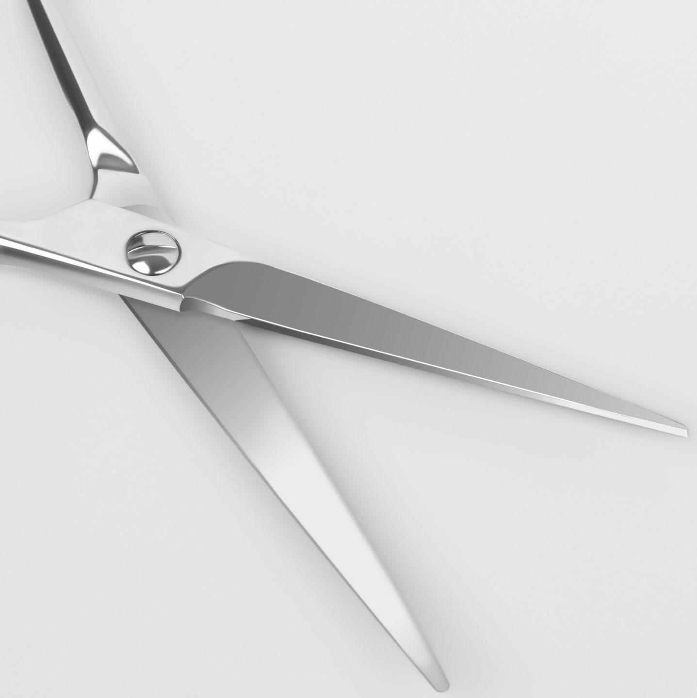 Ножницы парикмахерские с упором, лезвие — 5,5 см, цвет серебристый