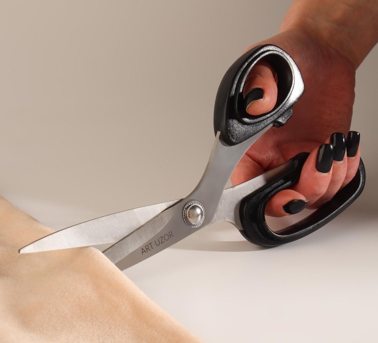 Ножницы закройные, скошенное лезвие, 8