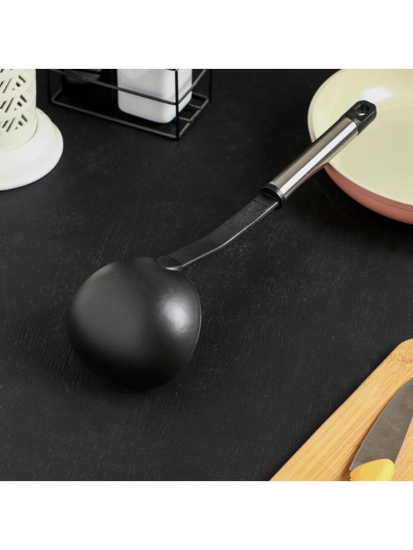 Половник Доляна «Антрацитовый блеск», 29 см