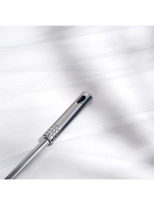 Половник из нержавеющей стали Доляна «Стандарт», 100 мл, h=31 см, цвет серебряный