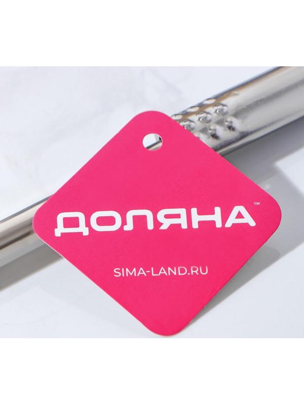 Половник из нержавеющей стали Доляна «Стандарт», 100 мл, h=31 см, цвет серебряный