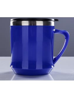 Термокружка, серия: Lifestyle, 400 мл, сохраняет тепло 3 ч, 9 х 10 см, синий