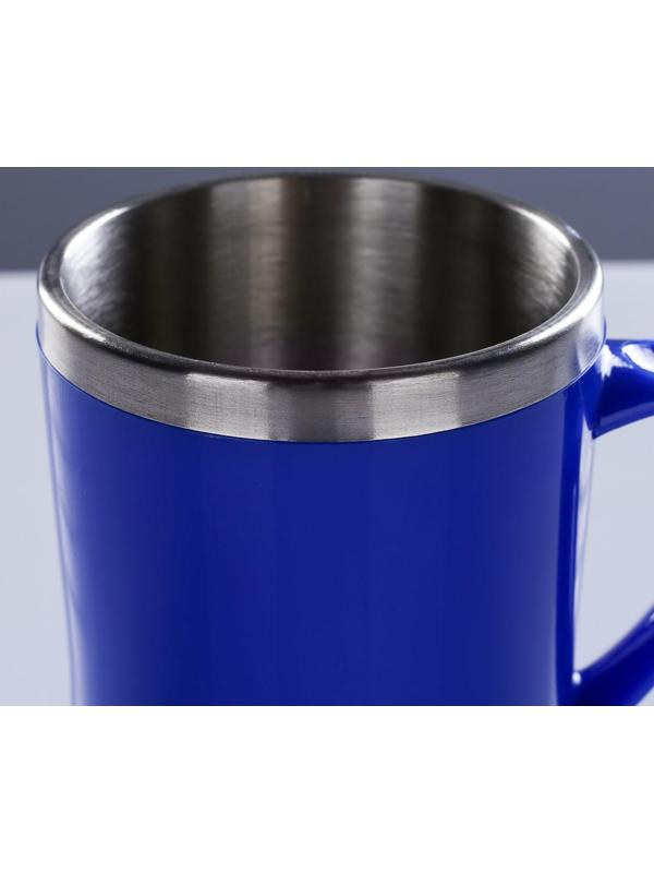 Термокружка, серия: Lifestyle, 400 мл, сохраняет тепло 3 ч, 9 х 10 см, синий