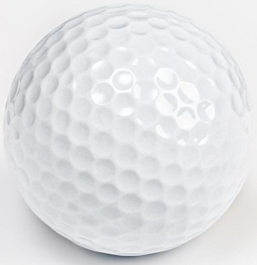 Мяч для гольфа, двухслойный, 420 выемок, d=4.3 см, 45 г