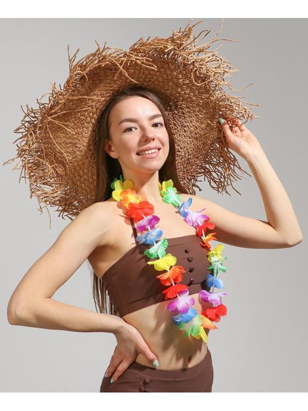 Гавайское ожерелье «Цветок плюмерия»