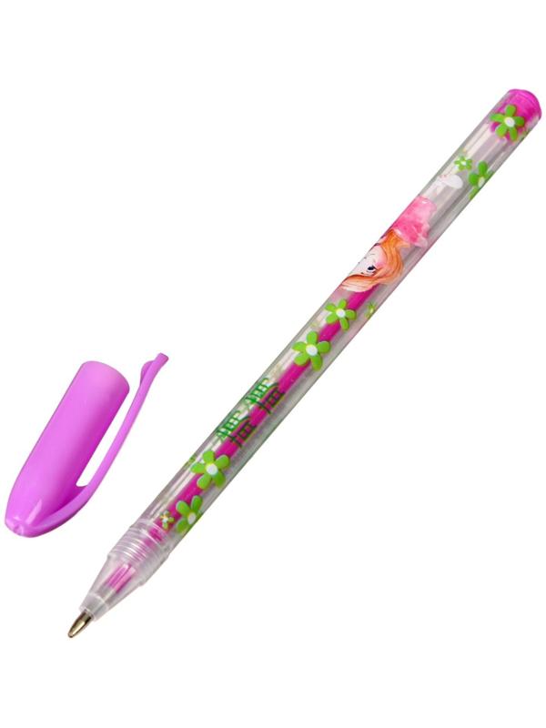 Набор гелевых ручек, 24 цвета, металлик, корпус с рисунком, в блистере на кнопке