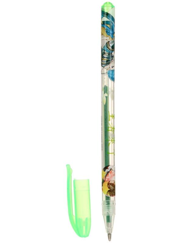 Набор гелевых ручек, 24 цвета, металлик, корпус с рисунком, в блистере на кнопке