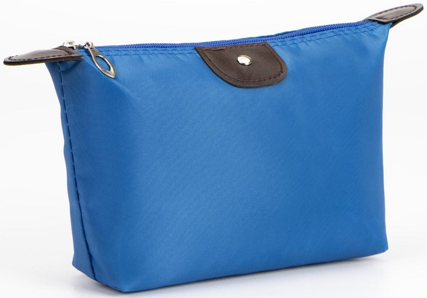 Косметичка на молнии, цвет синий