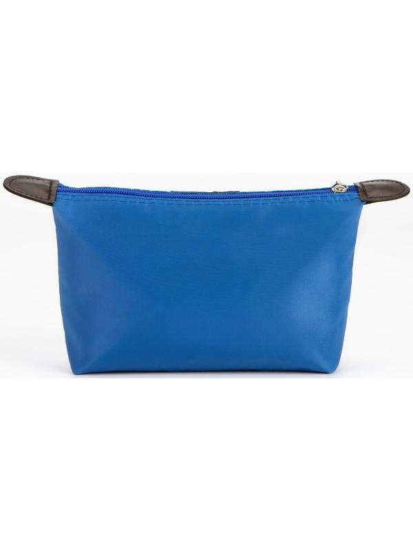 Косметичка на молнии, цвет синий