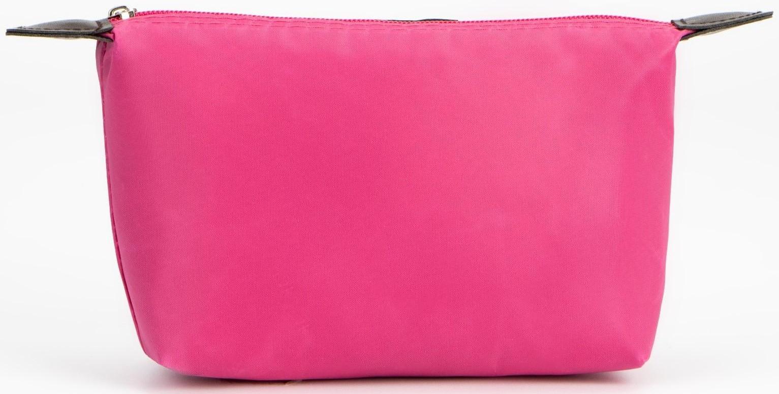 Косметичка на молнии, цвет розовый