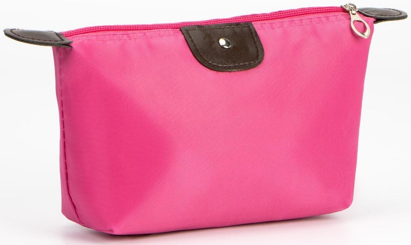 Косметичка на молнии, цвет розовый