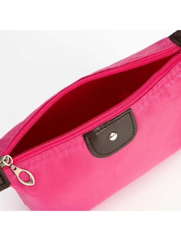 Косметичка на молнии, цвет розовый