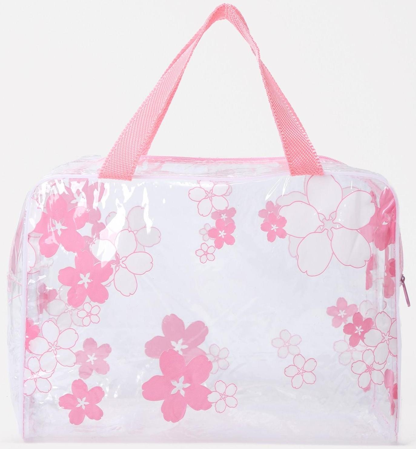 Косметичка на молнии, цвет розовый