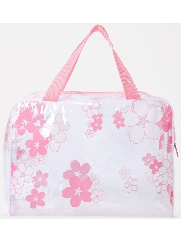 Косметичка на молнии, цвет розовый