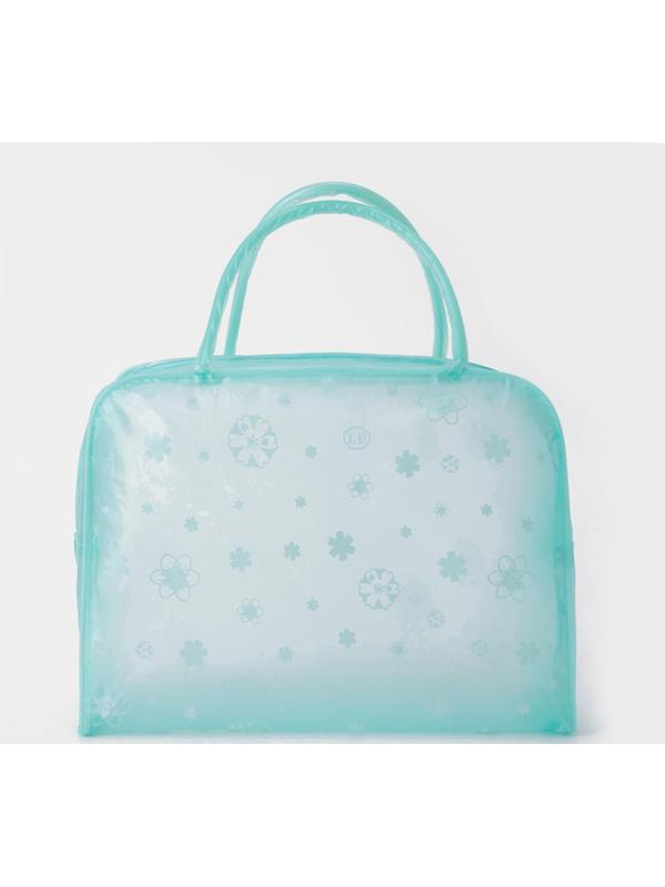 Косметичка на молнии, цвет зелёный