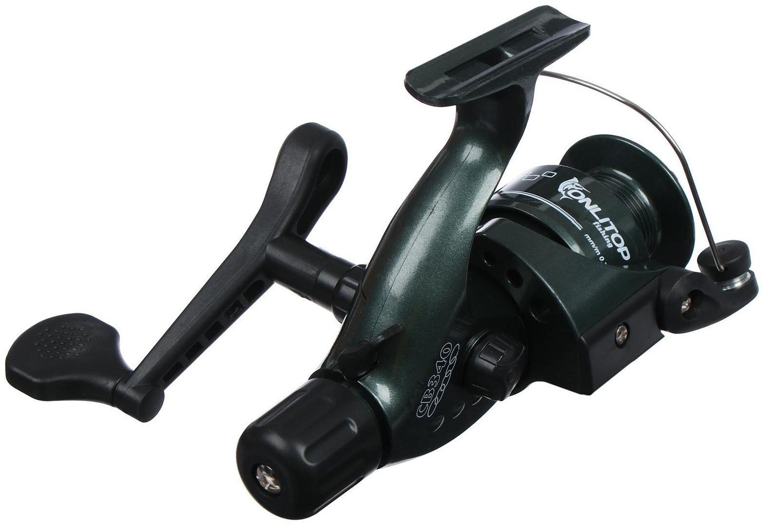 Катушка СВ340, 3 подшипника, 5.2:1, пластиковая шпуля