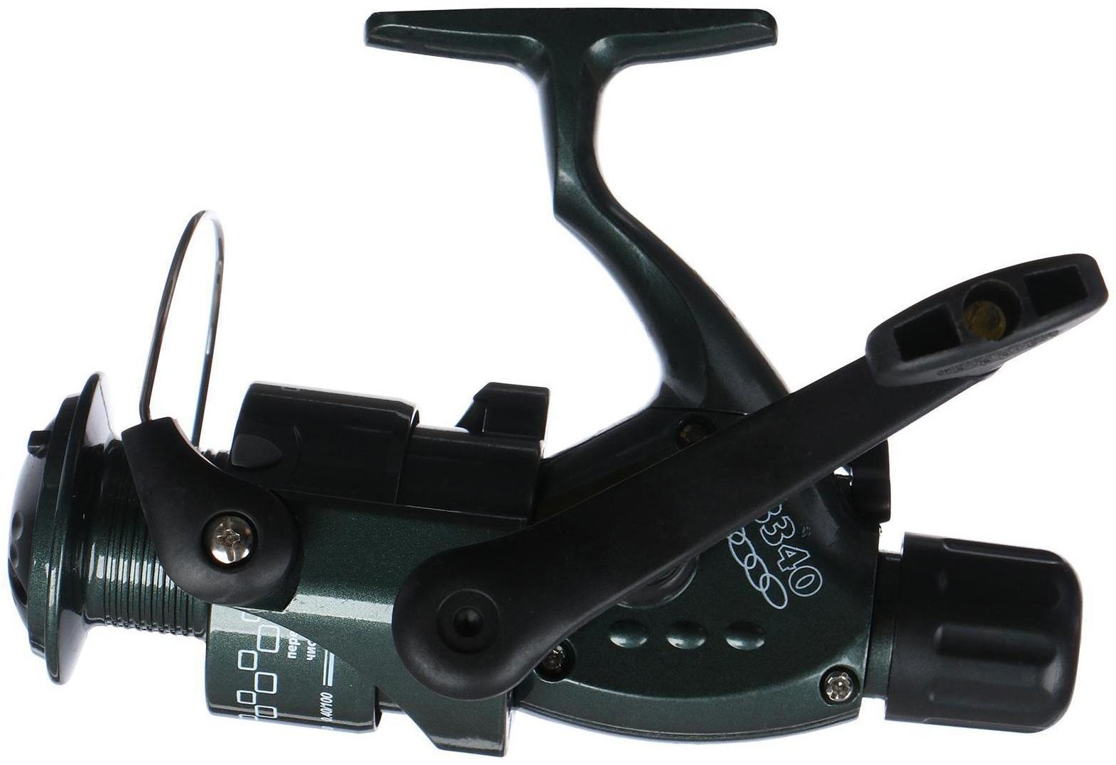 Катушка СВ340, 3 подшипника, 5.2:1, пластиковая шпуля