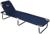 Раскладушка туристическая, с регулируемой спинкой, р. 191 х 55 х 28 см, до 100 кг, цвет синий