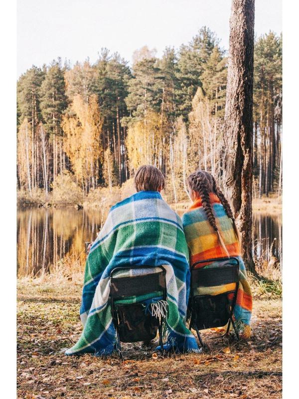 Стул туристический с сумкой, размер 24 х 26 х 60 см, до 60 кг, цвет хаки