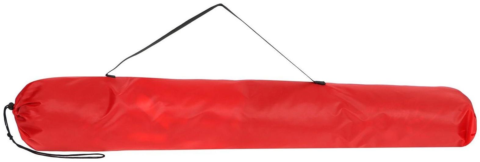 Кресло туристическое с подстаканником,  р. 50 х 50 х 80 см, до 80 кг, цвет красный