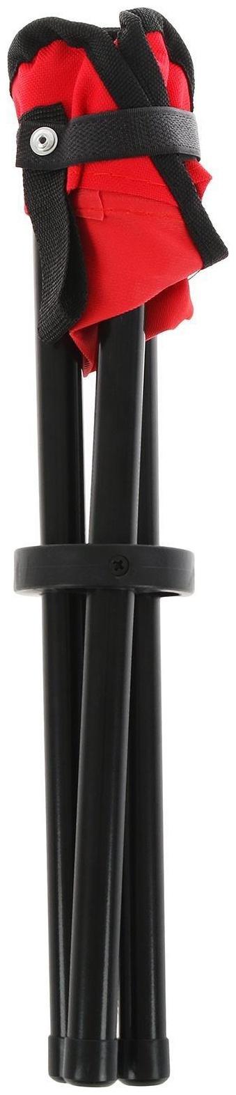 Стул туристический треугольный, 22 х 20 х 30 см, до 60 кг, цвет красный