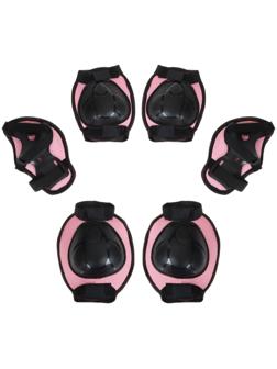 Защита роликовая OT-2015, размер S, цвет розовый