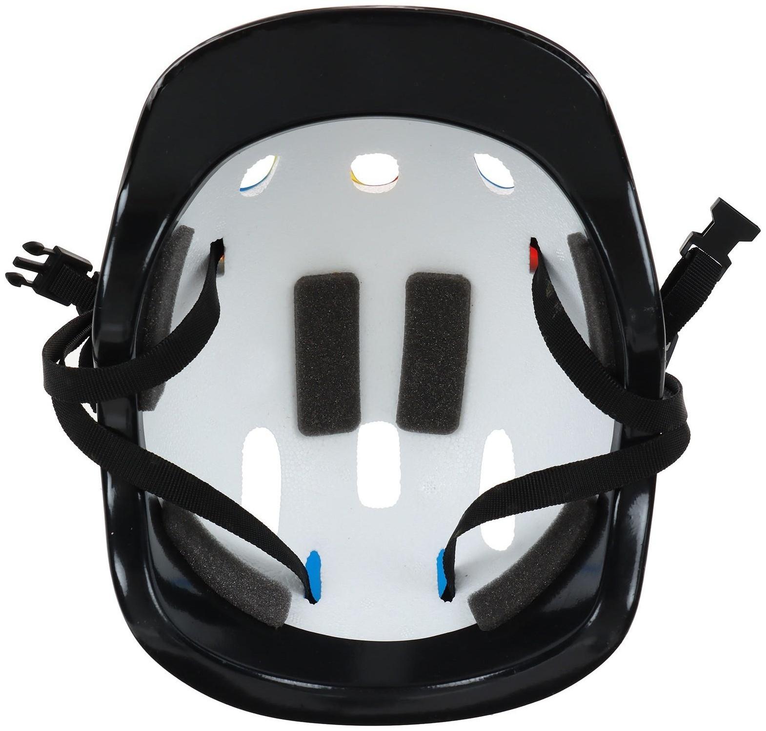 Шлем защитный детский OT-H6, размер M, обхват 52-54 см, цвет синий