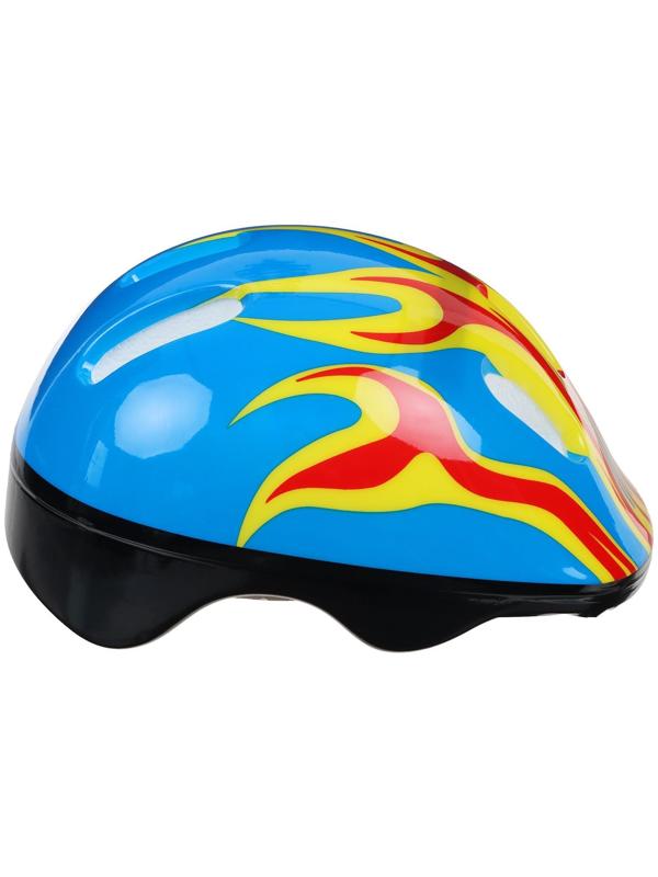 Шлем защитный детский OT-H6, размер M, обхват 52-54 см, цвет синий