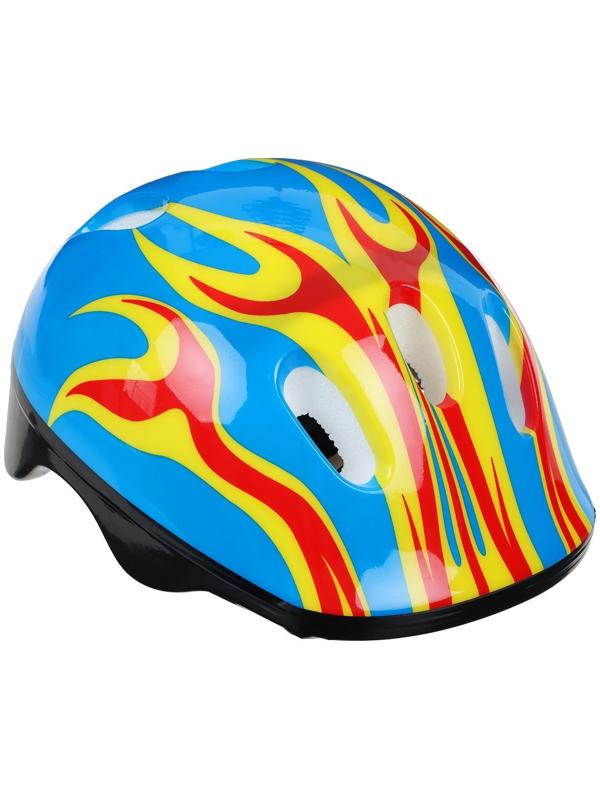 Шлем защитный детский OT-H6, размер M, обхват 52-54 см, цвет синий