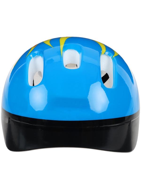 Шлем защитный детский OT-H6, размер M, обхват 52-54 см, цвет синий