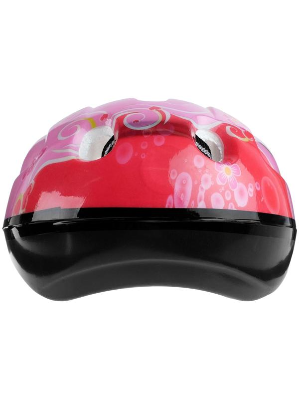 Шлем защитный детский OT-501, размер S, 52-54 см, цвет розовый