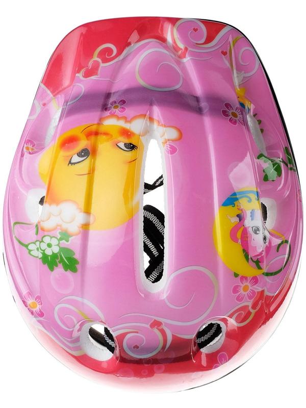 Шлем защитный детский OT-501, размер S, 52-54 см, цвет розовый